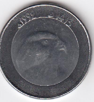 Beschrijving: 10 Dinar  FALCON